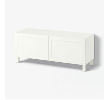 Тумба под телевизор с дверцами, белая/Pipmakare white BESTÅ 295.973.58