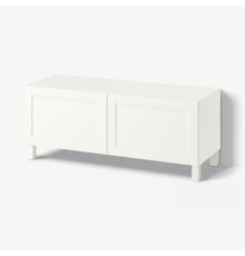 Тумба под телевизор с дверцами, белая/Pipmakare white BESTÅ 295.973.58
