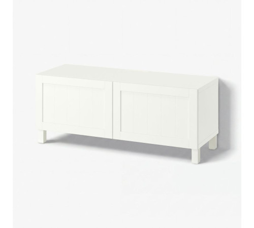 Тумба под телевизор с дверцами, белая/Pipmakare white BESTÅ 295.973.58