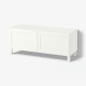 Тумба под телевизор с дверцами, белая/Pipmakare white BESTÅ 295.973.58