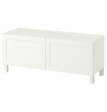 Тумба под телевизор с дверцами, белая/Pipmakare white BESTÅ 295.973.58