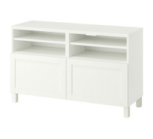 Тумба под телевизор с дверцами, белая/Pipmakare white BESTÅ 495.973.76