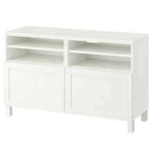 Тумба под телевизор с дверцами, белая/Pipmakare white BESTÅ 495.973.76