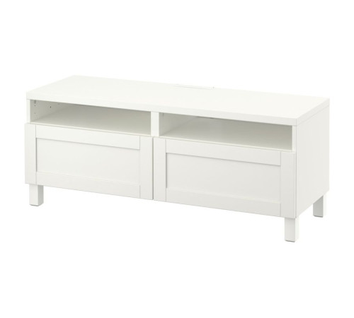 Ława TV z szufladami, biały/Hanviken/Stubbarp biały BESTÅ 693.991.77