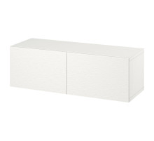 Kombinacja szafek ściennych, biały/Laxviken biały BESTÅ 494.398.48