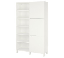 Комбинация с дверями, белый/Lappviken/Stubbarp белый BESTÅ 293.017.62