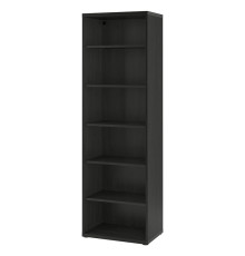 Regał, z 5 półkami/czarnobrąz BESTÅ 595.904.02