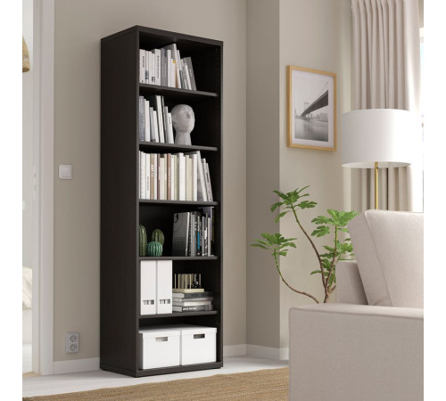 Regał, z 5 półkami/czarnobrąz BESTÅ 595.904.02
