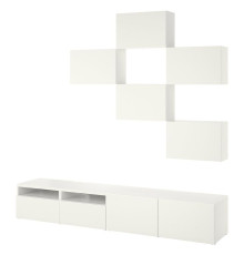 Szafka pod TV, biały/Lappviken BESTÅ 196.029.30