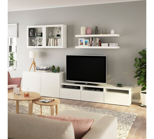 Szafka pod TV, biały BESTÅ / LACK 993.986.90