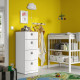 Komoda, 4 szuflady, biały LASTARE 205.993.52