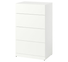 Komoda, 4 szuflady, biały LASTARE 405.993.51