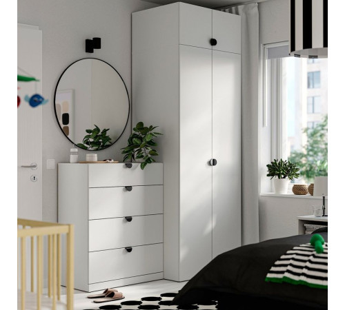 Komoda, 4 szuflady, biały LASTARE 605.993.50