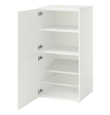 Kombinacja z drzwiami, biały/Fonnes biały PLATSA 095.858.65