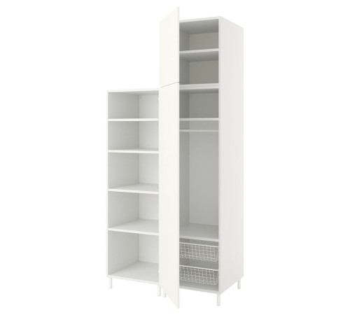 Szafa/2 drzwi, biały/Fonnes biały PLATSA 294.243.48