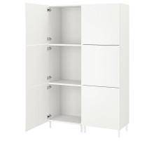 Szafa 6 drzwi, biały/Fonnes biały PLATSA 493.879.91