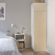 Szafa/2 drzwi, biały/Kalbåden żywy efekt sosny PLATSA 495.013.69