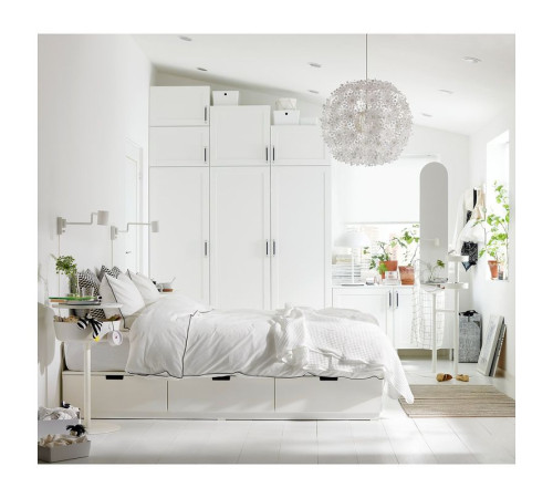Garderoba 9 drzwi, biały Sannidal/biały PLATSA 794.243.22