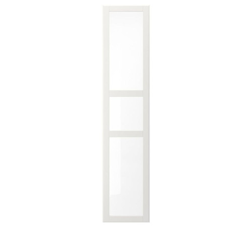 Drzwi, biały/szkło TYSSEDAL 803.291.97