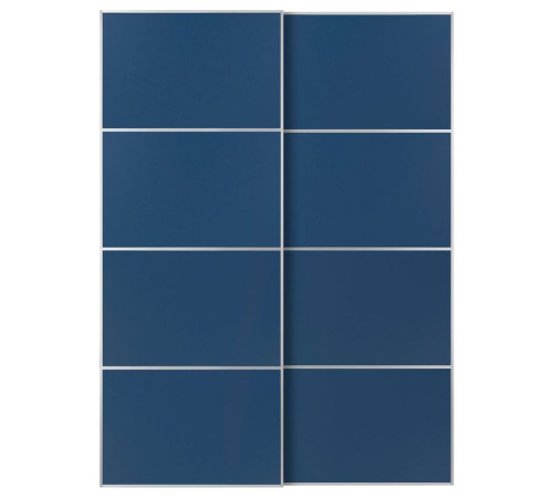 Drzwi przesuwne, aluminium/2str niebieski MEHAMN 096.162.49
