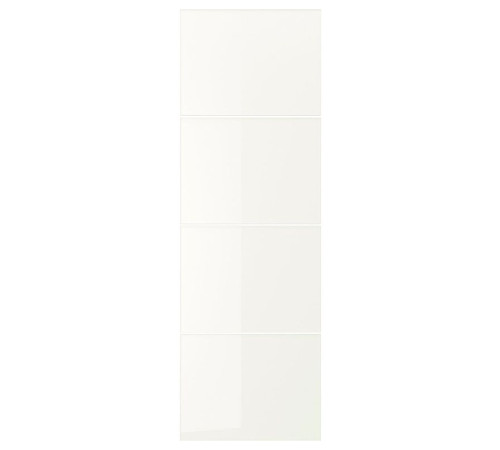 4 panele do ramy drzwi przesuwanych, białe szkło FÄRVIK 202.503.33