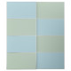 Drzwi przesuwne, aluminium 2str/jasnoniebieski jasnozielony MEHAMN 495.485.45