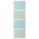 4 panele do ramy drzwi przesuwanych, jasnoniebieski/jasnozielony MEHAMN 505.755.71