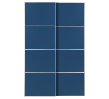 Drzwi przesuwne, aluminium/2str niebieski MEHAMN 696.162.51