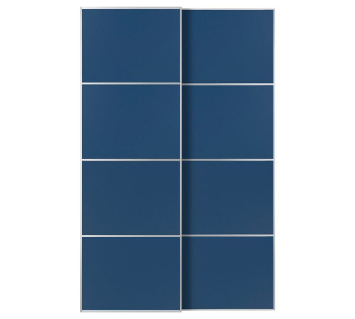 Drzwi przesuwne, aluminium/2str niebieski MEHAMN 696.162.51