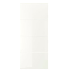 4 panele do ramy drzwi przesuwanych, białe szkło FÄRVIK 702.503.16