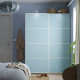 4 panele do ramy drzwi przesuwanych, jasnoniebieski/jasnozielony MEHAMN 905.755.69