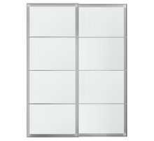 Drzwi przesuwne, aluminium/szkło w kratkę LUNDBRÄSMA 996.190.45