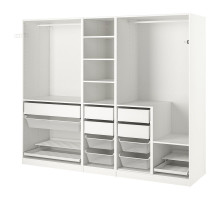 Kombinacja szafy, biały PAX 893.962.48