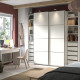 Szafa, biały/2str biały PAX / MEHAMN 194.331.93