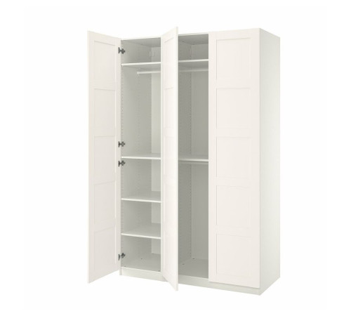 Kombinacja szafy, biały/biały PAX / BERGSBO 295.006.91