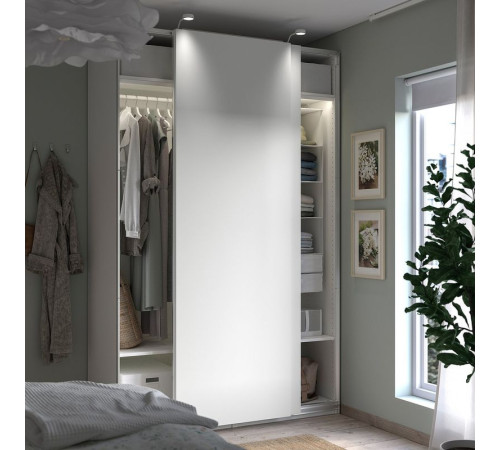 Kombinacja szafy, biały/biały PAX / HASVIK 295.009.69