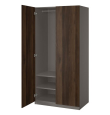 Гардеробная, темно-серый/темно-коричневый дуб, имитация PAX / STORKLINTA 295.626.03