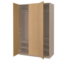 Kombinacja szafy, szarobeżowy/imit. dębu PAX / STORKLINTA 295.626.41