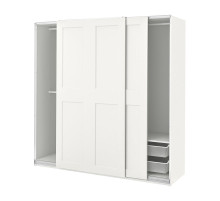 Kombinacja szafy, biały/biały PAX / GRIMO 394.329.70
