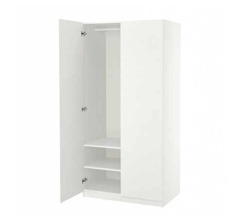 Szafa, biały/biały PAX / FORSAND 495.006.52
