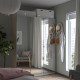 Kombinacja szafy, szarobeżowy/lustro PAX / ÅHEIM 495.622.49