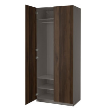 Гардеробная, темно-серый/темно-коричневый дуб, имитация PAX / STORKLINTA 495.625.98