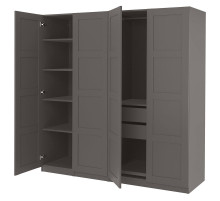 Szafa, ciemnoszary/ciemnoszary PAX / BERGSBO 594.318.99
