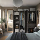 Szafa, ciemnoszary/ciemnoszary PAX / BERGSBO 594.318.99