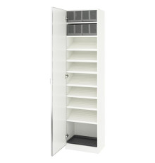 Гардеробная комбинация, белый/зеркало PAX / ÅHEIM 595.903.36