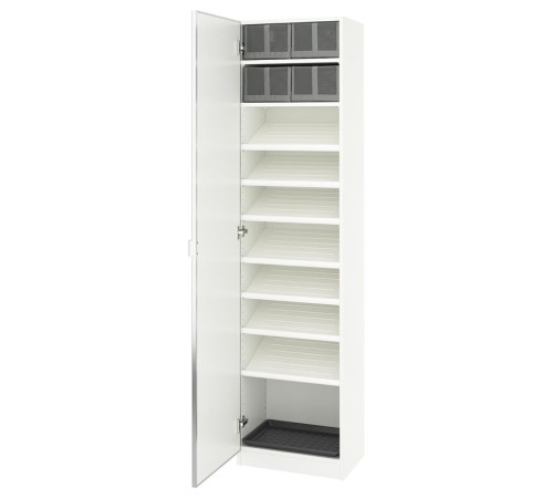Kombinacja szafy, biały/lustro PAX / ÅHEIM 595.903.36