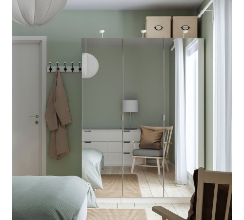 Kombinacja szafy, biały/lustro PAX / ÅHEIM 894.297.48