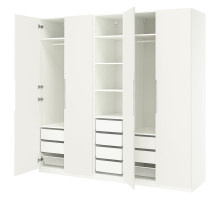 Kombinacja szafy, biały/kremowy PAX / TONSTAD 895.499.01