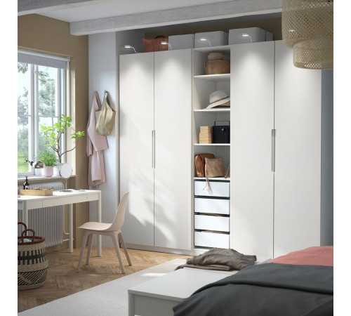 Kombinacja szafy, biały/kremowy PAX / TONSTAD 895.499.01