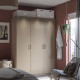 Kombinacja szafy, szarobeżowy/szarobeżowy PAX / FORSAND 895.622.14